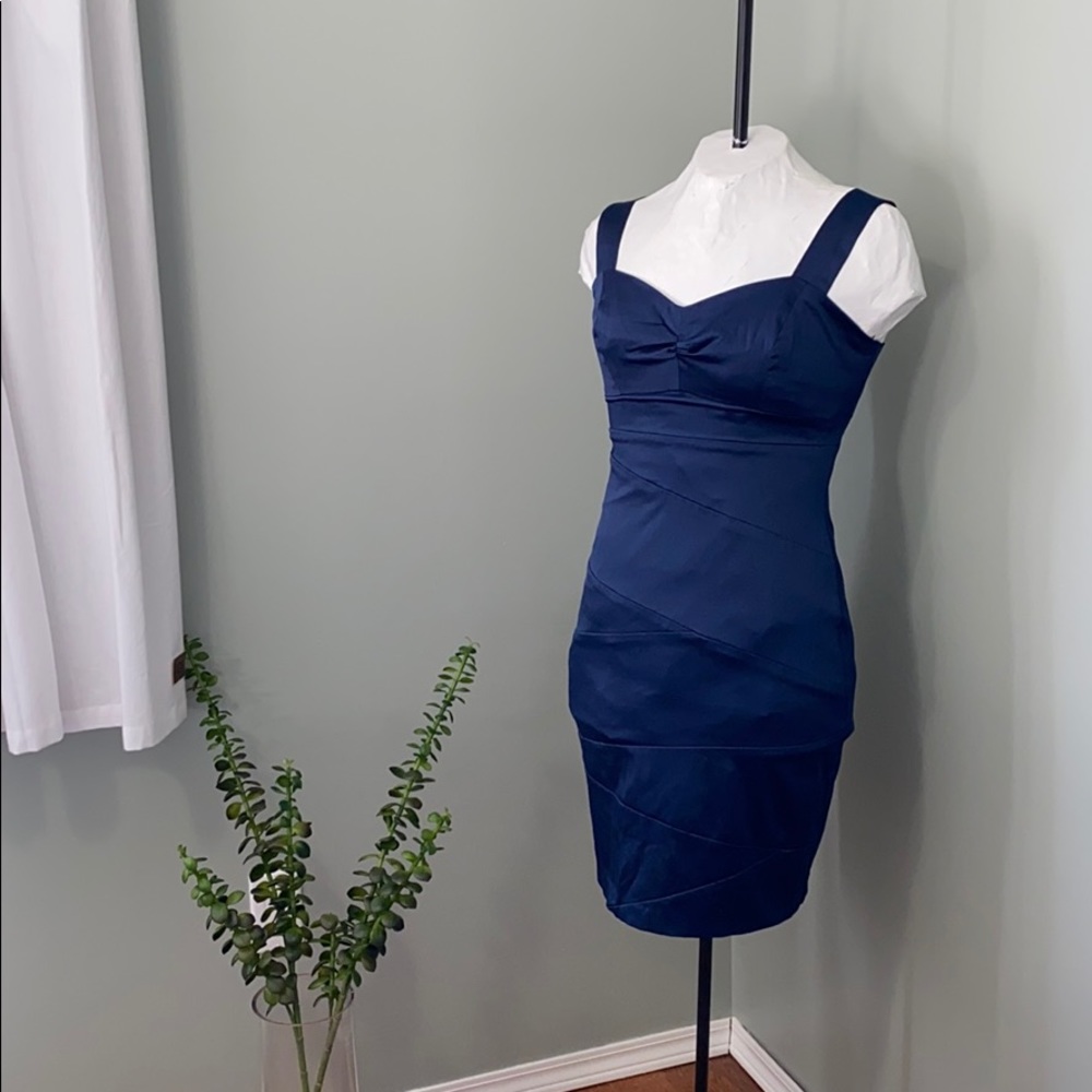 Navy Blue Dynamite Dress